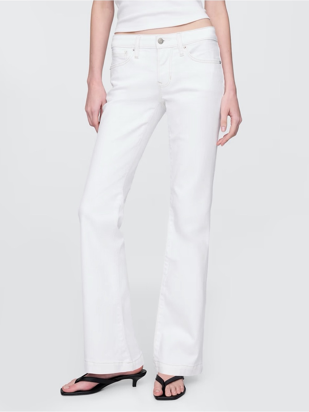 GAP White Women's Flare Jeans